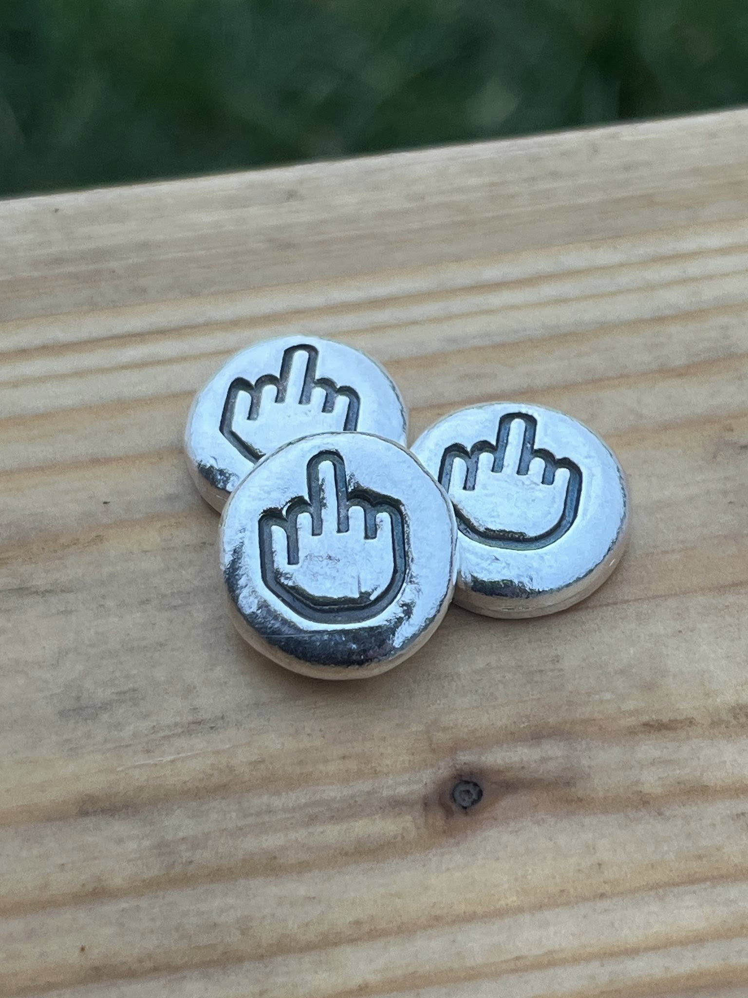 10g 999 Fine Silver 'Do One' Emoji Round, Collectable Novelty Investment silver