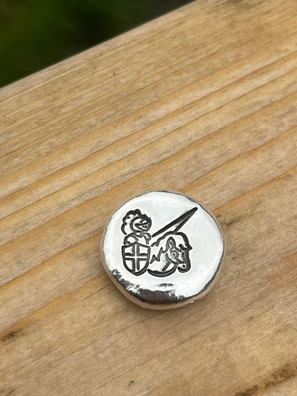 10g 999 Fine Silver St Georges Round, Novelty Collectable Investment Silver