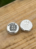 10g 999 Fine Silver 'Grenade' Silver Round Novelty Collectable Investment Silver