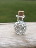 10g 999 Fine silver, Fine Silver Casting Grain In A Small Glass Bottle